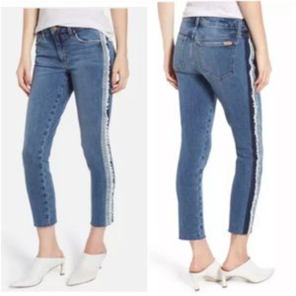 Joe's Jeans Icon Cropped Tapered Jeans in Madera
